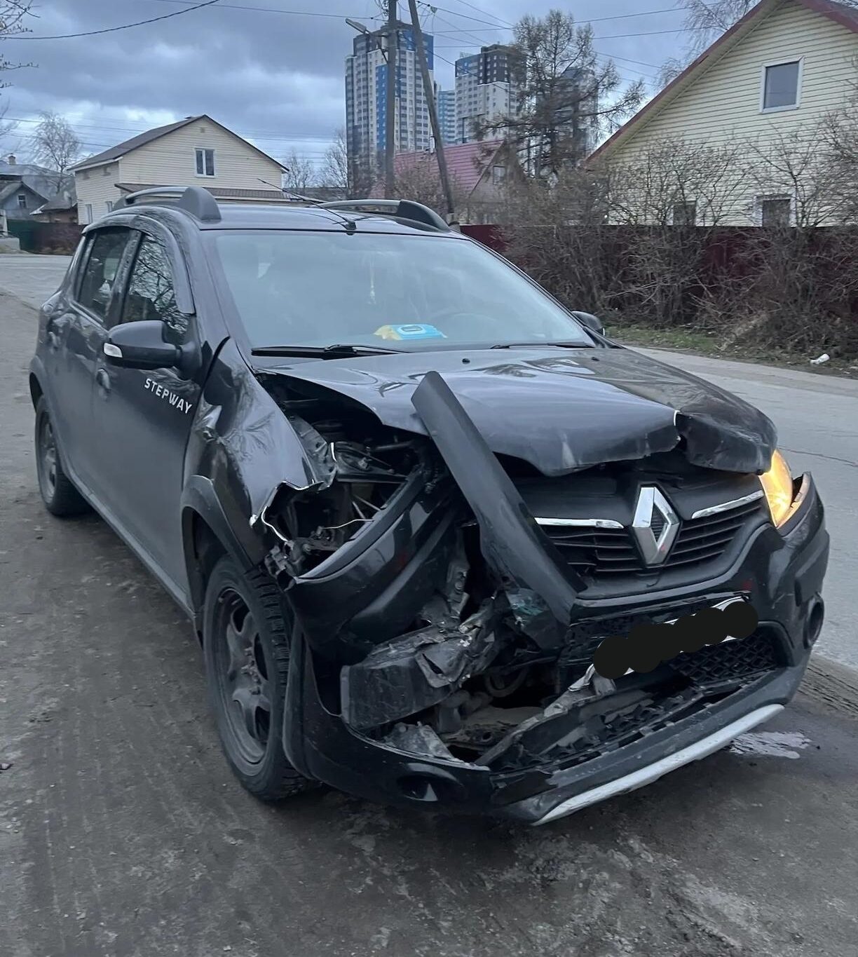Начинающий водитель устроил аварию на встречке в одном из районов Петрозаводска
