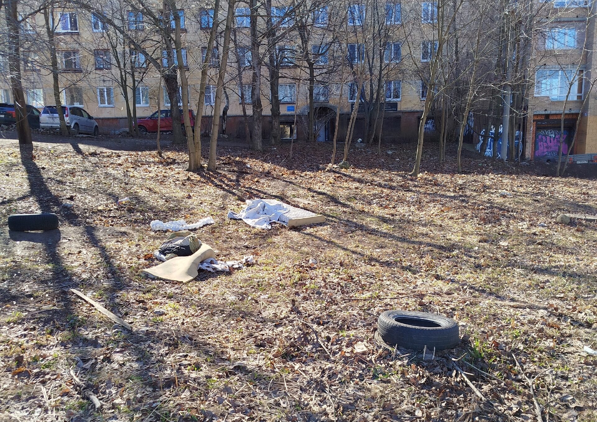 «Рихард Зорге...»: в Петрозаводске зарос мусором сквер, посвященный памяти советского разведчика