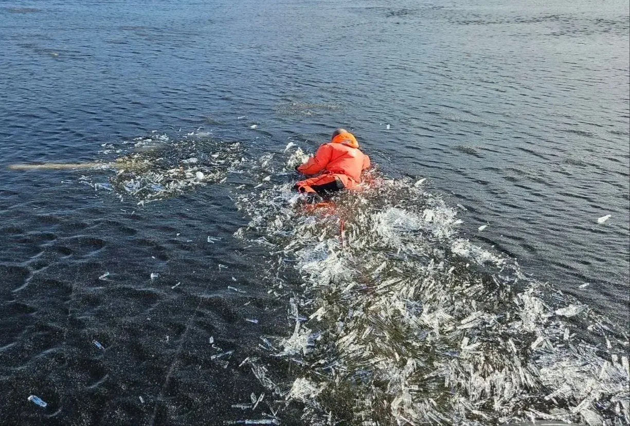Спасатели нашли только лыжи: пропавшего мужчину ищут пятый день в акватории Онежской губы