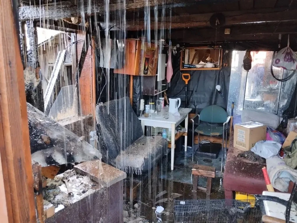 Бытовка вспыхнула на пилораме в районе Карелии