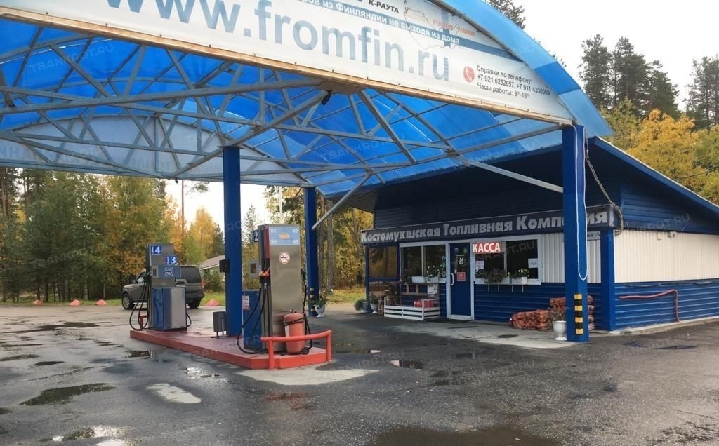 Автозаправку в Костомукшском округе выставили на продажу