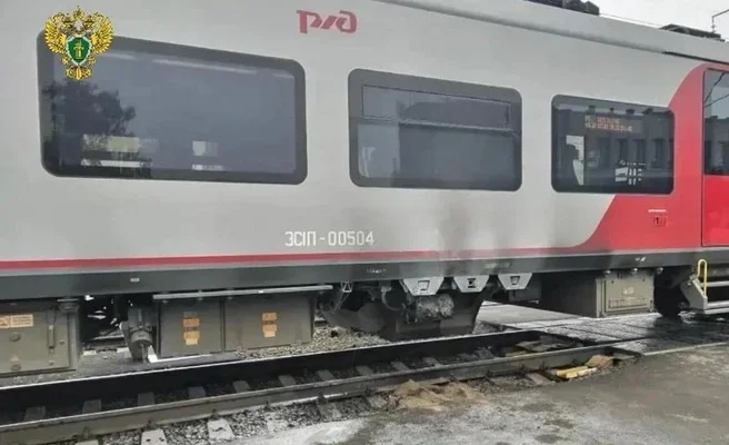 Прокуратура показала поезд «Ласточка», который полыхал в Петрозаводске