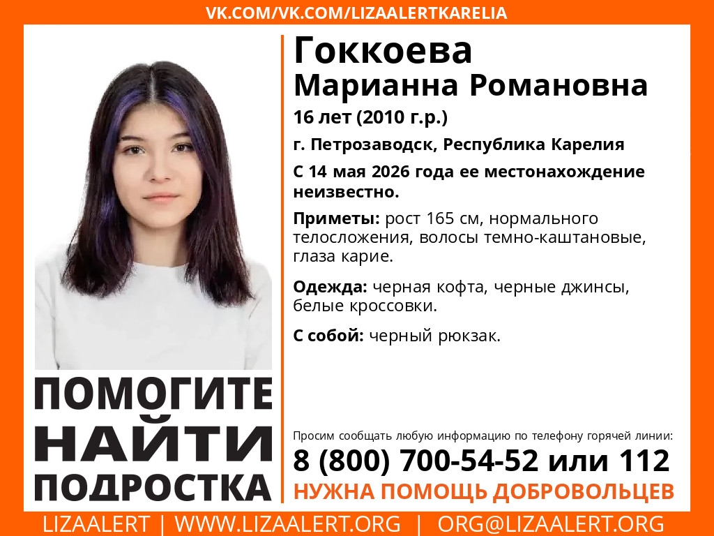 Юная девушка бесследно пропала в Карелии