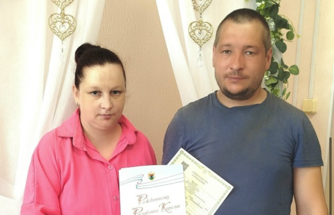 В семье Мустонен из Пудожского района родился восьмой ребенок