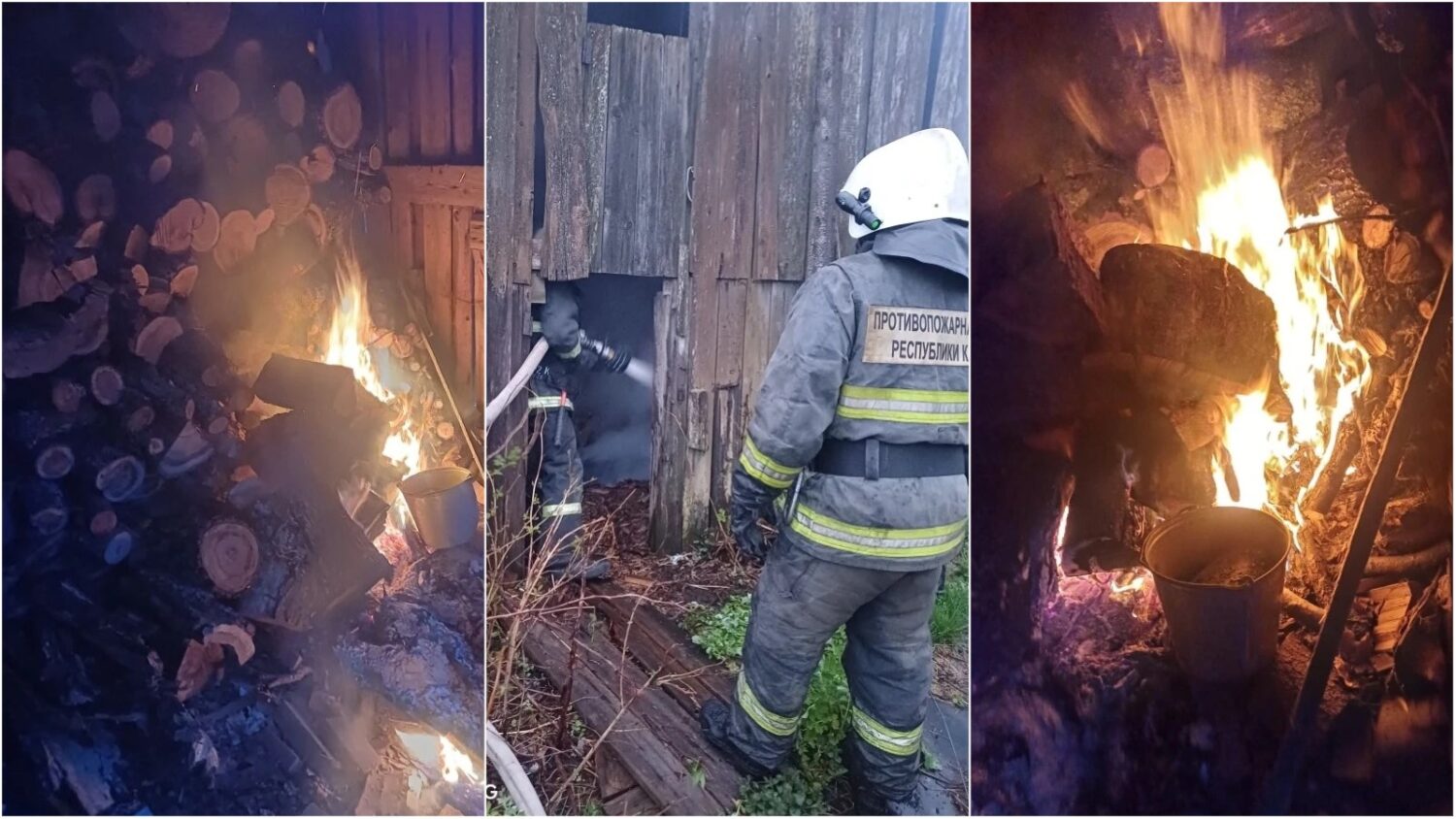 Пожарные спасли имущество жителя Суоярви