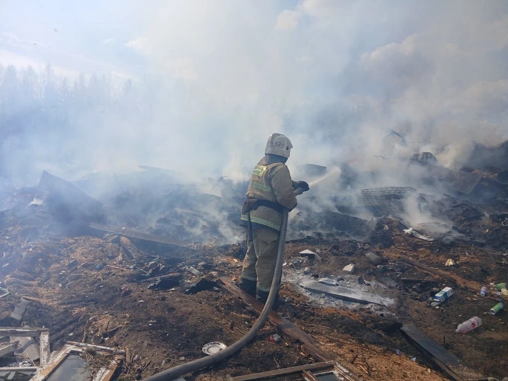 Свалка полыхала в Муезерском округе