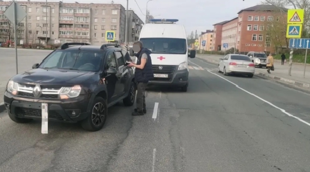 Пенсионерку жестко сбили на пешеходном переходе в Медвежьегорске
