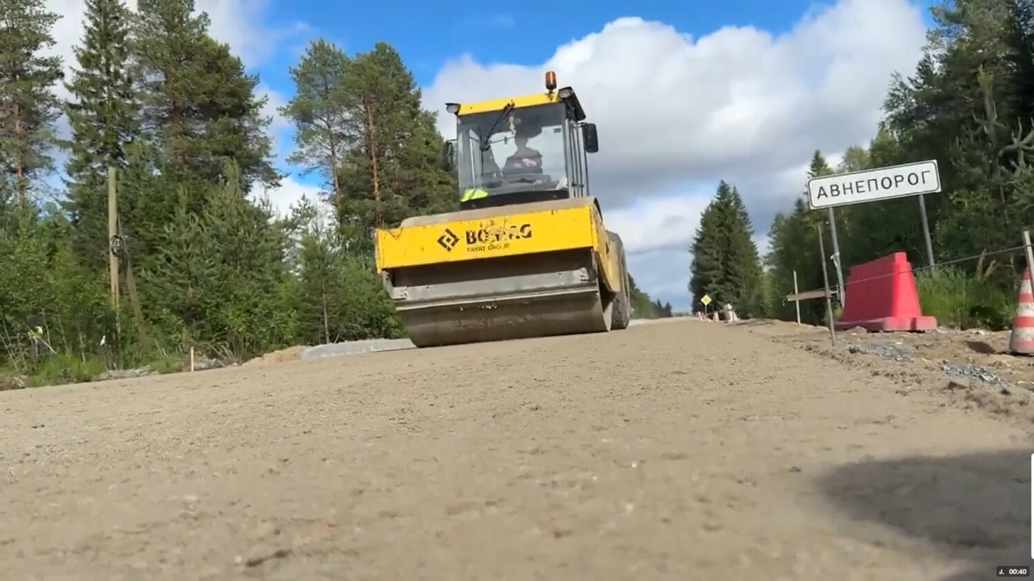 В Карелии продолжается ремонт опорной трассы