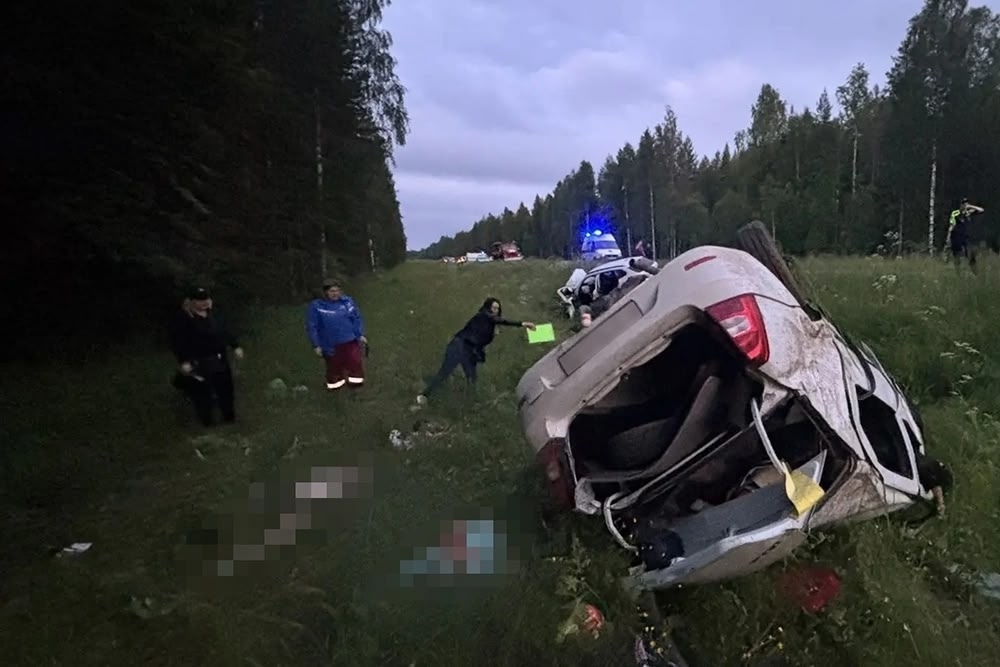 Пять человек, в том числе двое детей, погибли в жуткой аварии рядом с Карелией