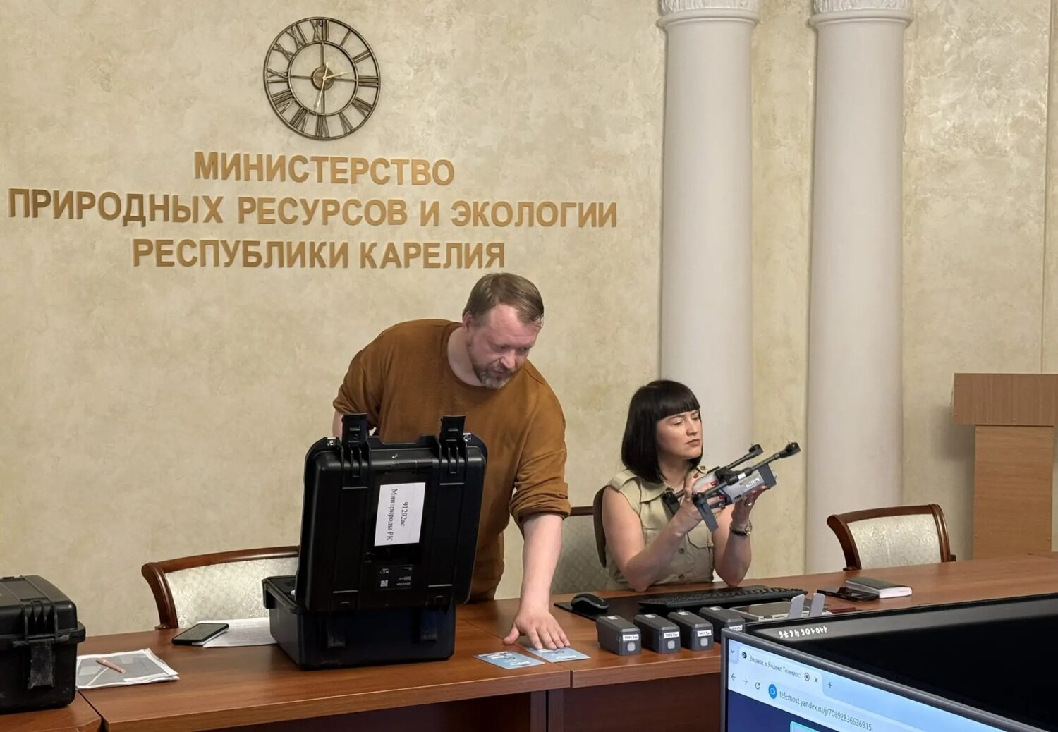 Министр природы Карелии Свидская пошла на курсы управления дронами