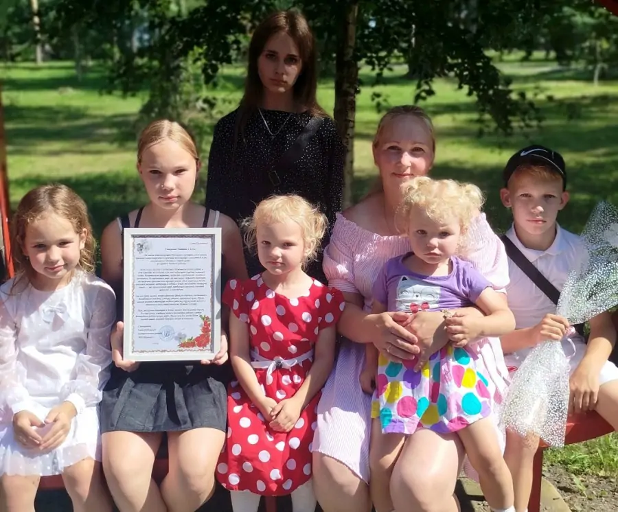 Девятый ребенок родился в семье Кузьминых из Пудожского района