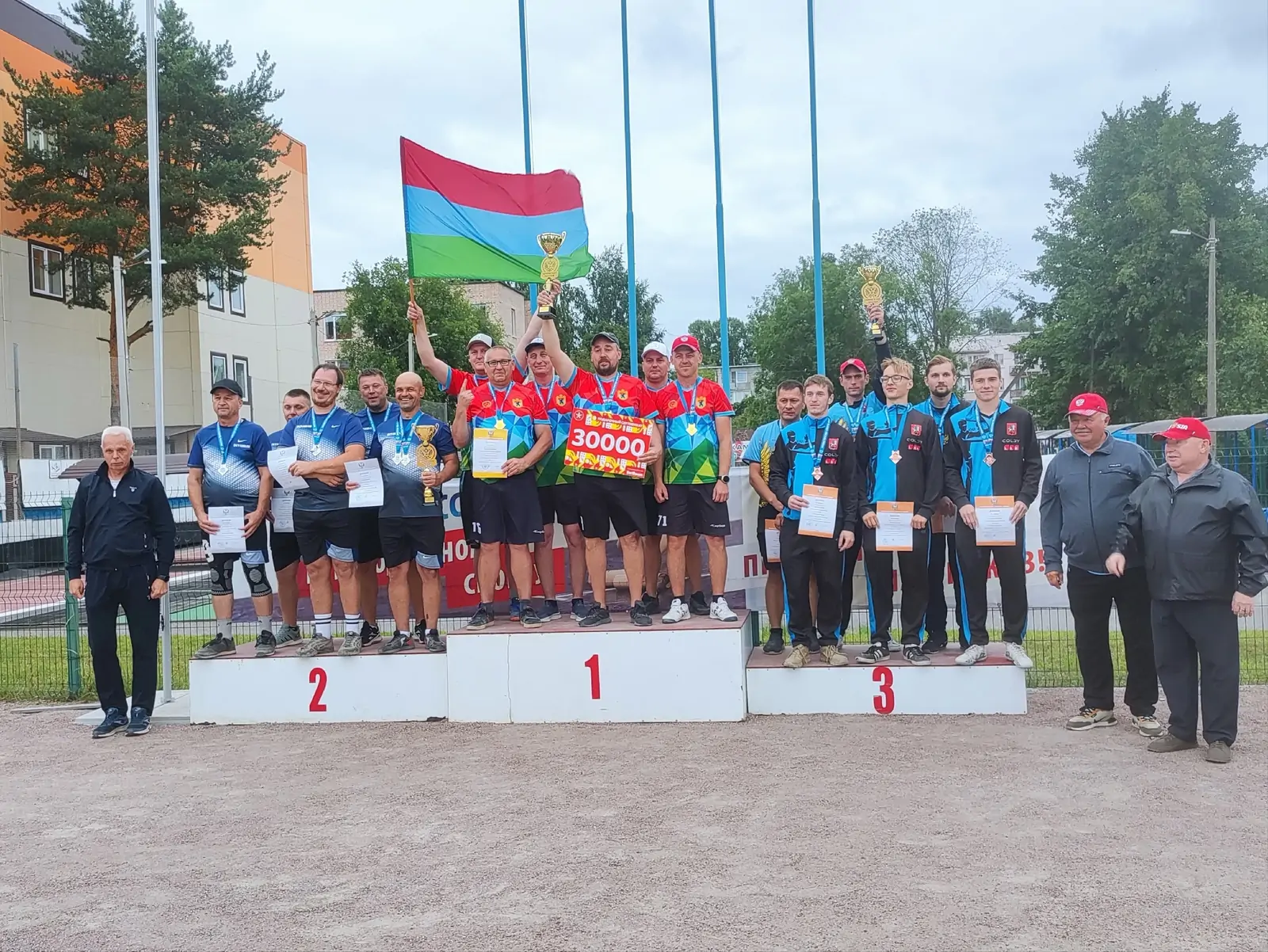 Сборная Карелии стала чемпионом России по финским городкам кюккя