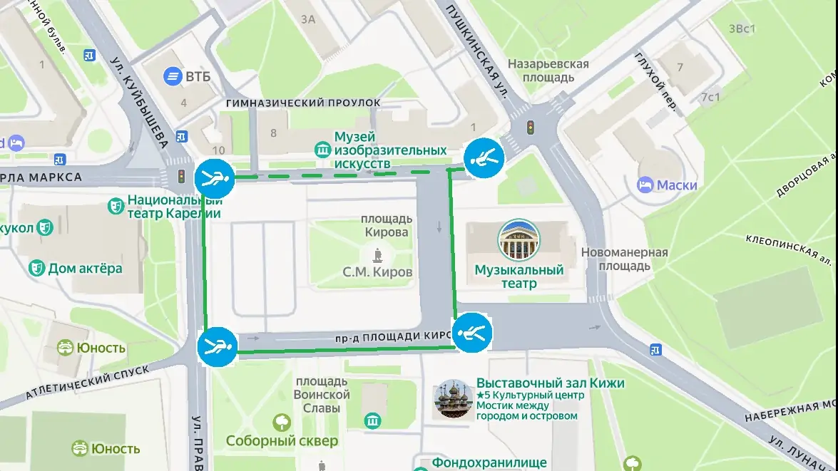 В центре Петрозаводска на неделю перекроют проезд