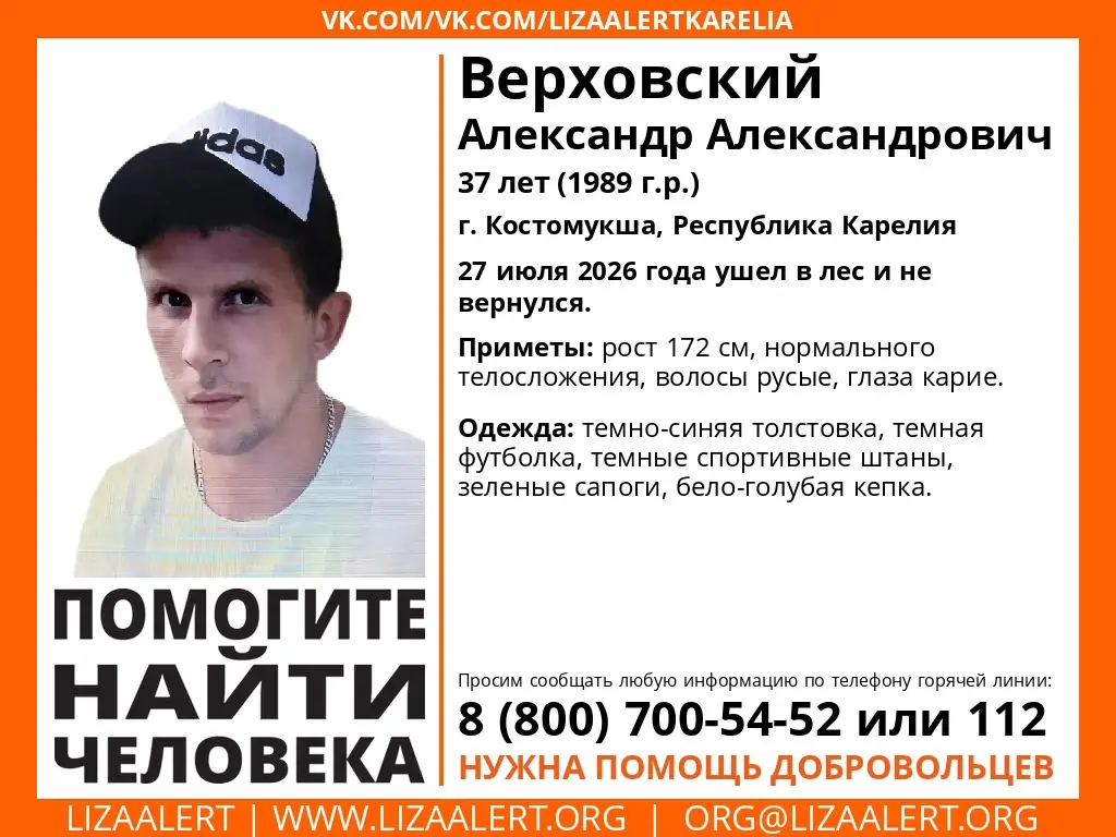 В Карелии ищут мужчину, который ушел в лес и не вернулся