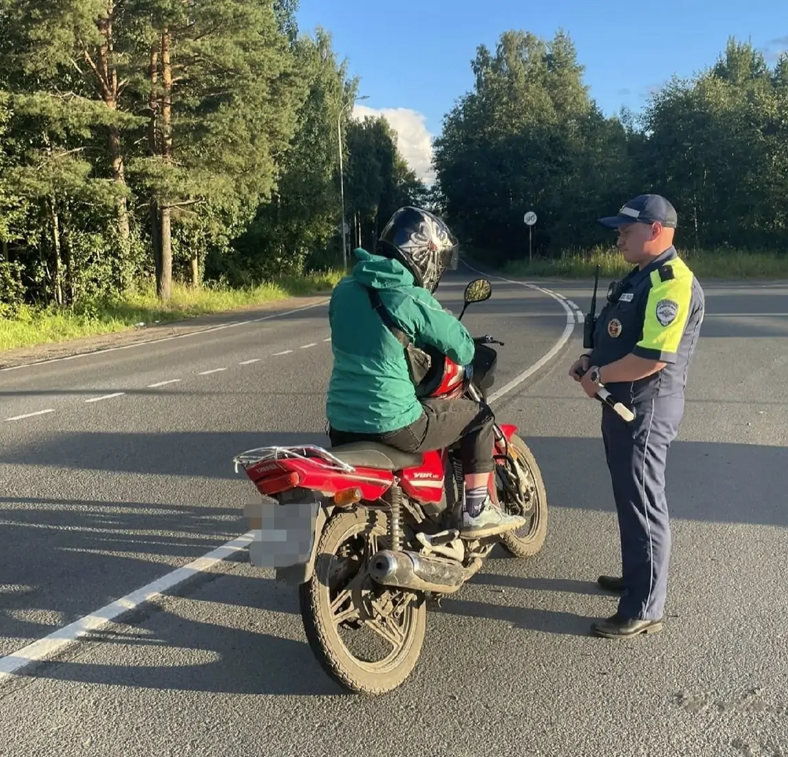 Девять мотоциклистов пострадали в Петрозаводске