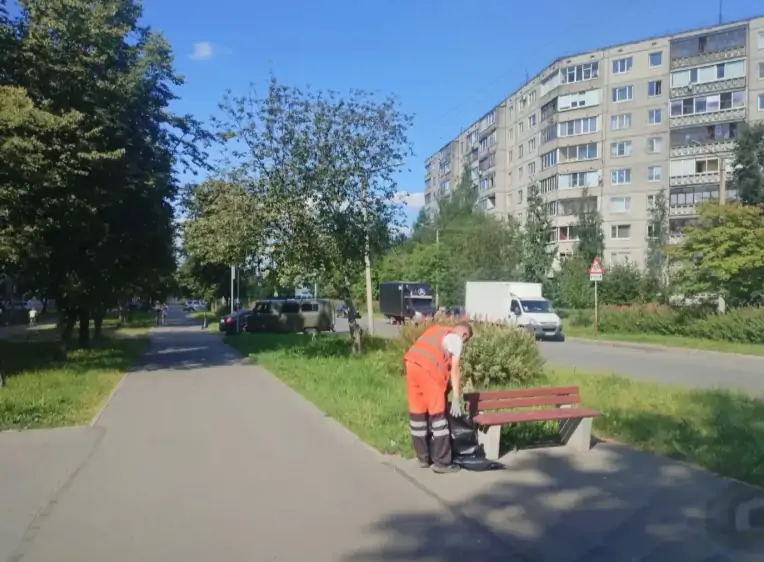 Дворники вышли на ночную и дневную уборку Петрозаводска