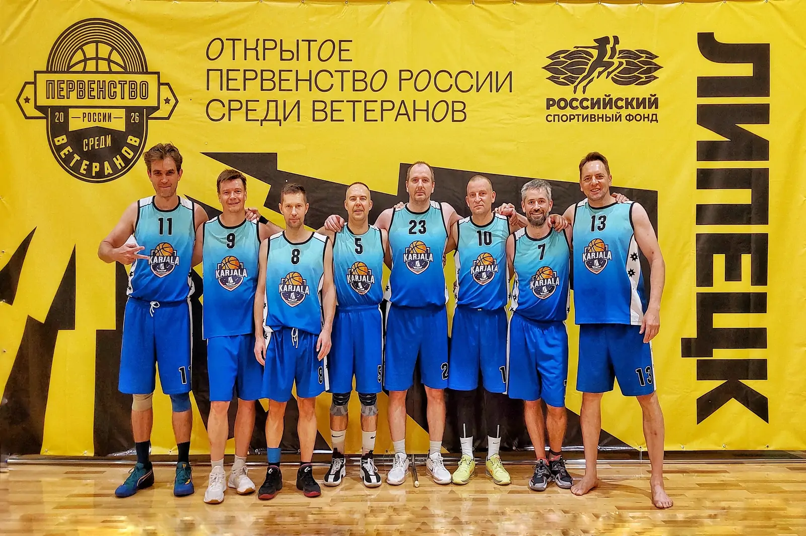 Ветераны баскетбола из Карелии столкнулись с жесткой игрой на первенстве России, но выдержали
