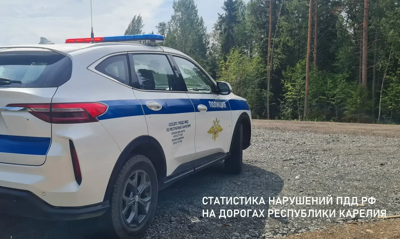 100 нарушителей за неделю: в Карелии подвели итоги работы ДПС