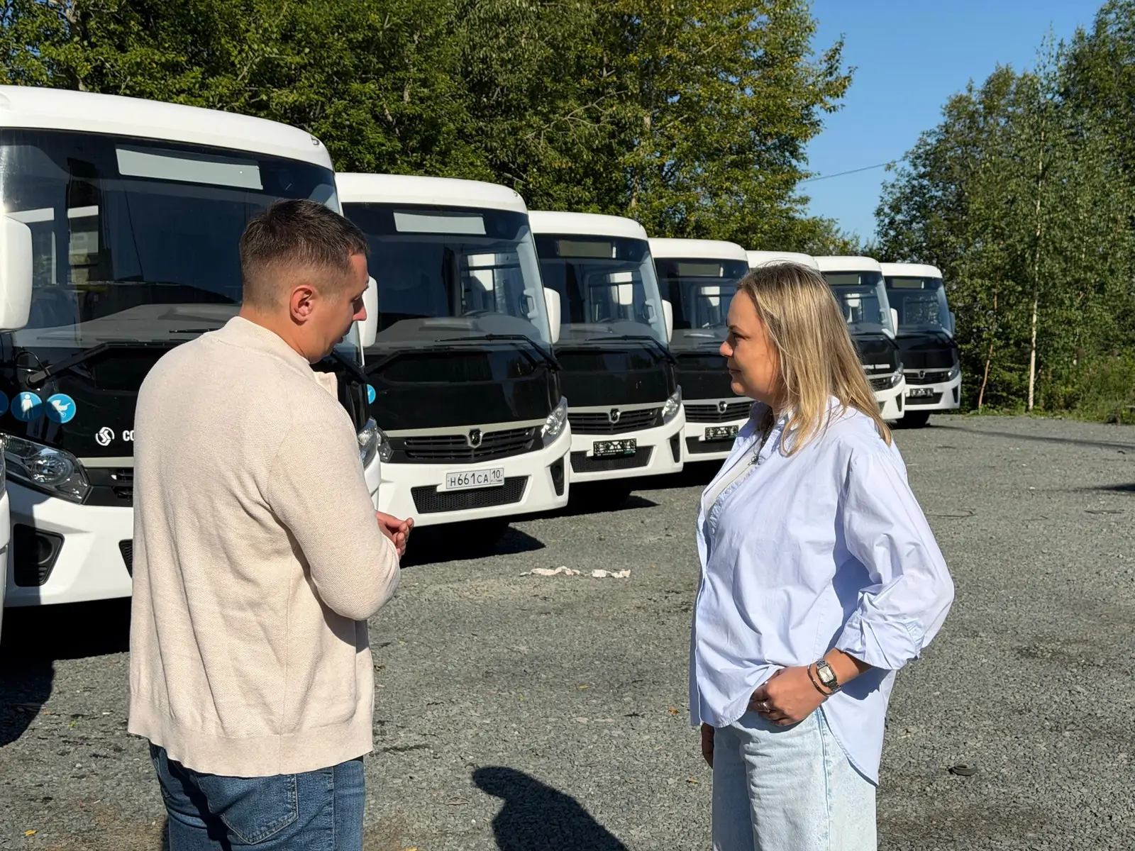 Два маршрута в Петрозаводске будут обслуживать 11 новых автобусов