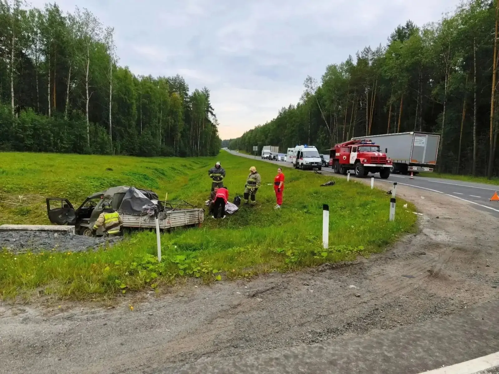 Автомобили разбились на трассе возле Петрозаводска