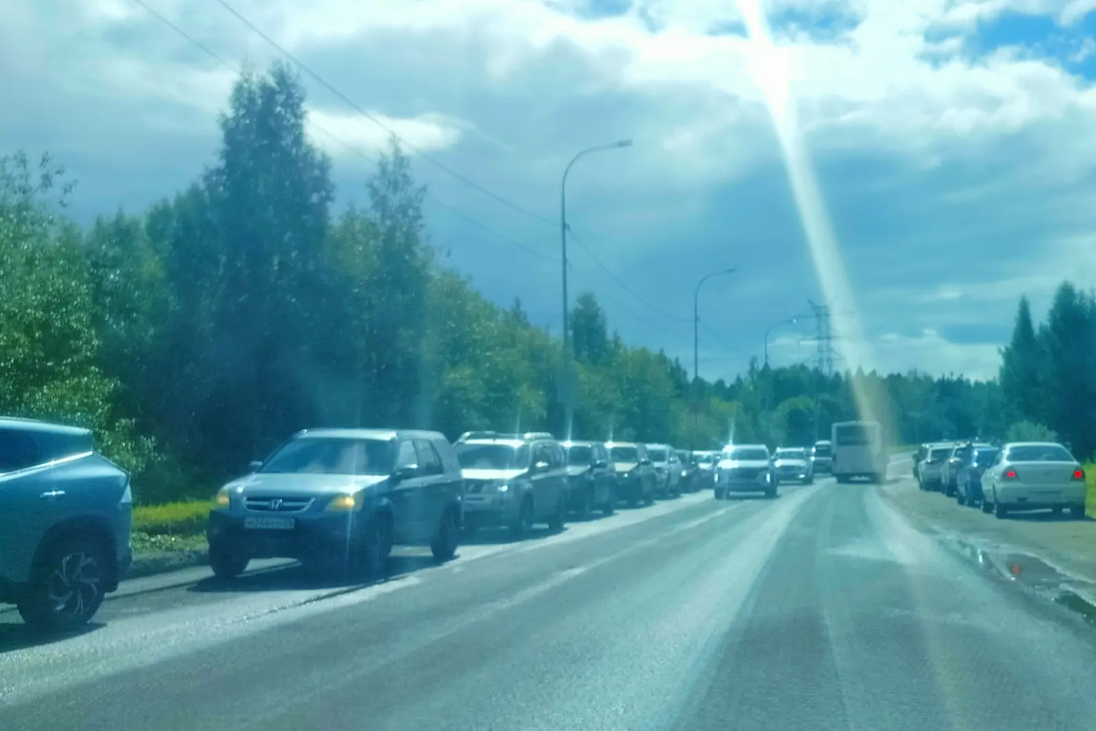 В Петрозаводске вновь появились очереди за бензином