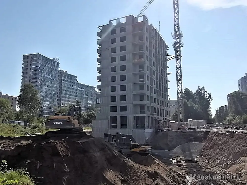 Госстройнадзор проверил строительство 26-этажного дома на Береговой в Петрозаводске