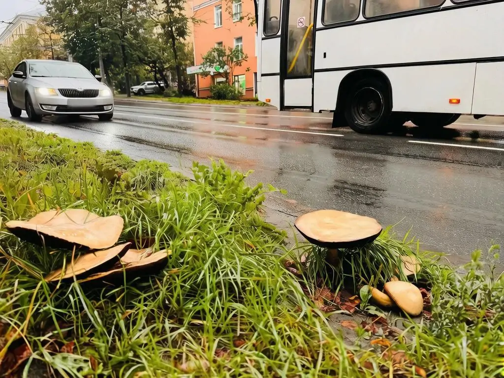 Сказочный лес посреди города: в центре Петрозаводска выросли гигантские грибы