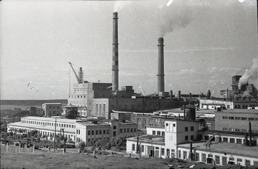 вид на кондопожский цбк 1965 год