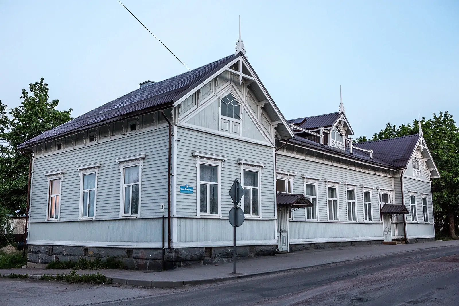 историческое здание в карельском городе Сортавала