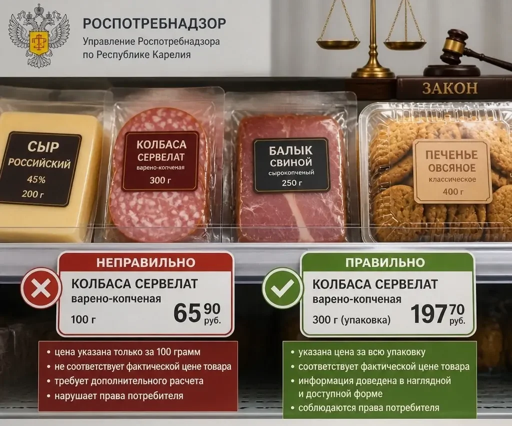 Сеть «Магнит» в Карелии проиграла суд из-за неправильных ценников
