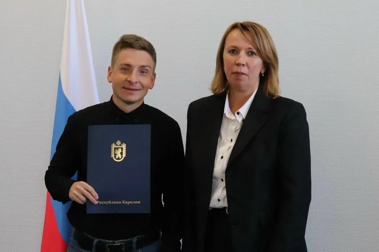 Мировой рекордсмен из Карелии получил благодарность главы республики