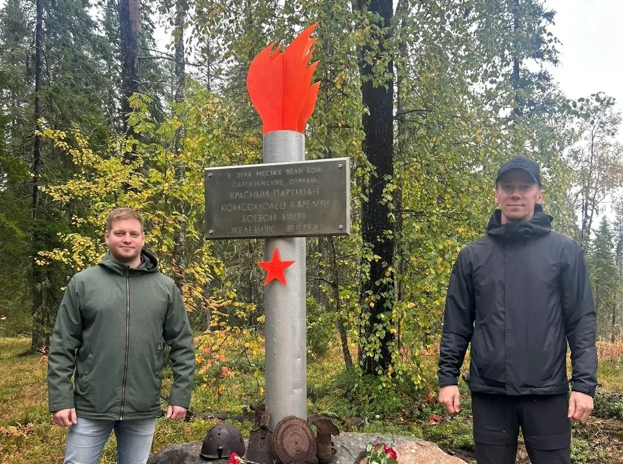 Памятный знак «Партизанские километры» открыли в Карелии