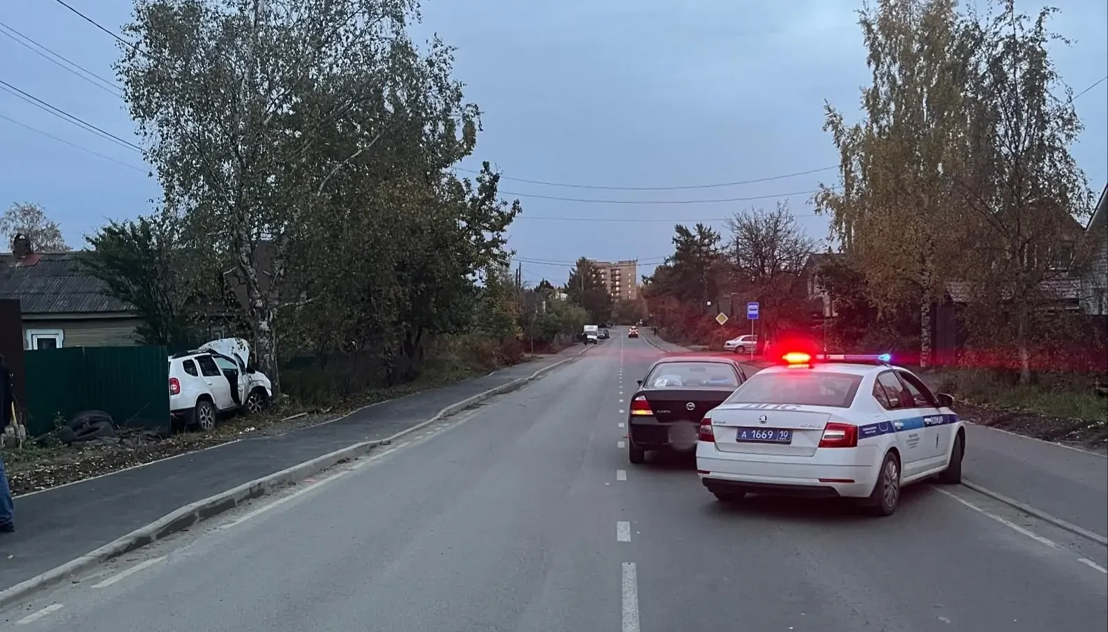 Два человека пострадали во время ДТП в густонаселенном районе Петрозаводска