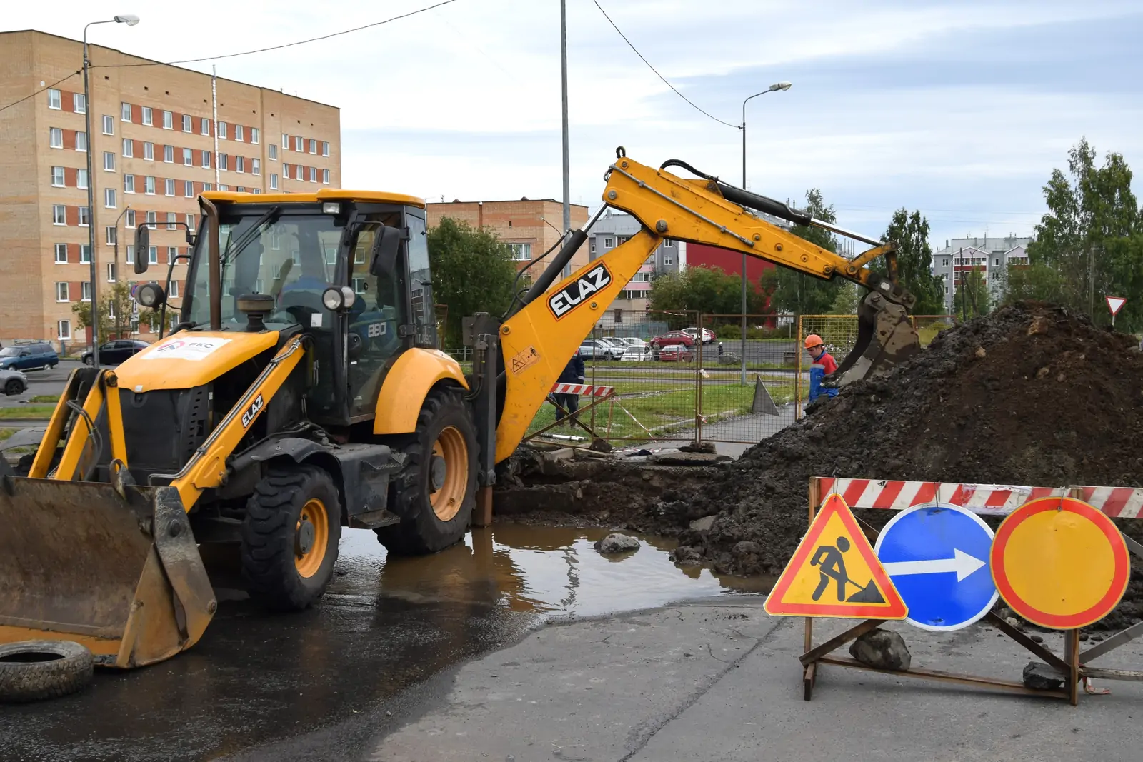 Шаг к надежному теплу: «ПКС — Тепловые сети» ведут работы на Ключевой