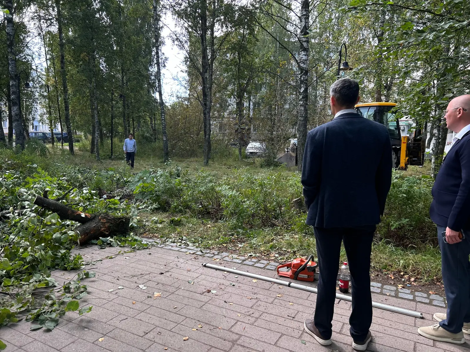 Новый сквер начали обустраивать в карельском городе