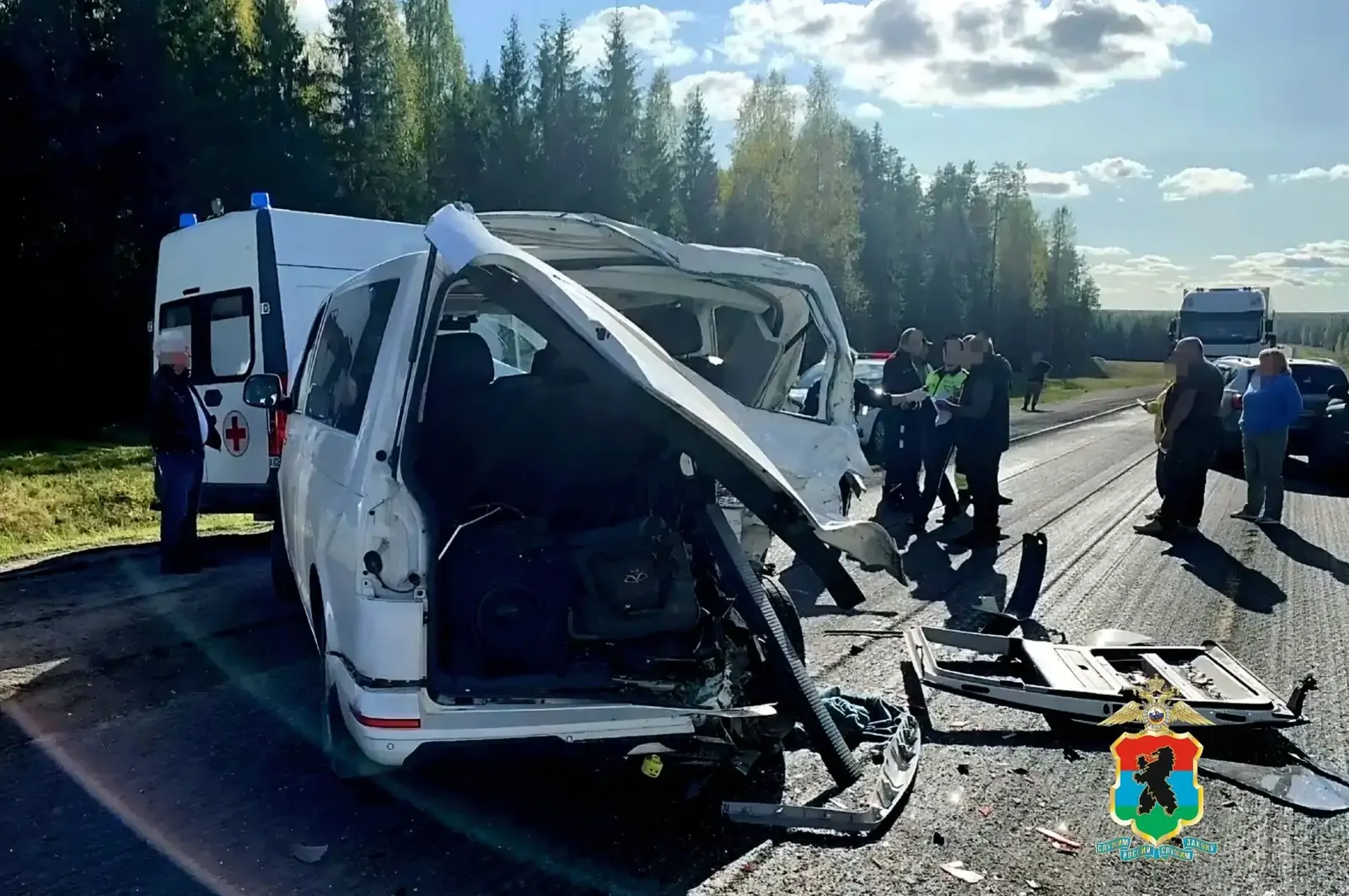 Появились подробности аварии с микроавтобусом в Пряжинском районе