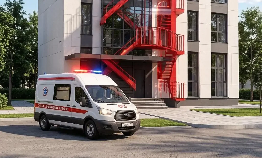 Девочка погибла в Костомукше после падения с пожарной лестницы