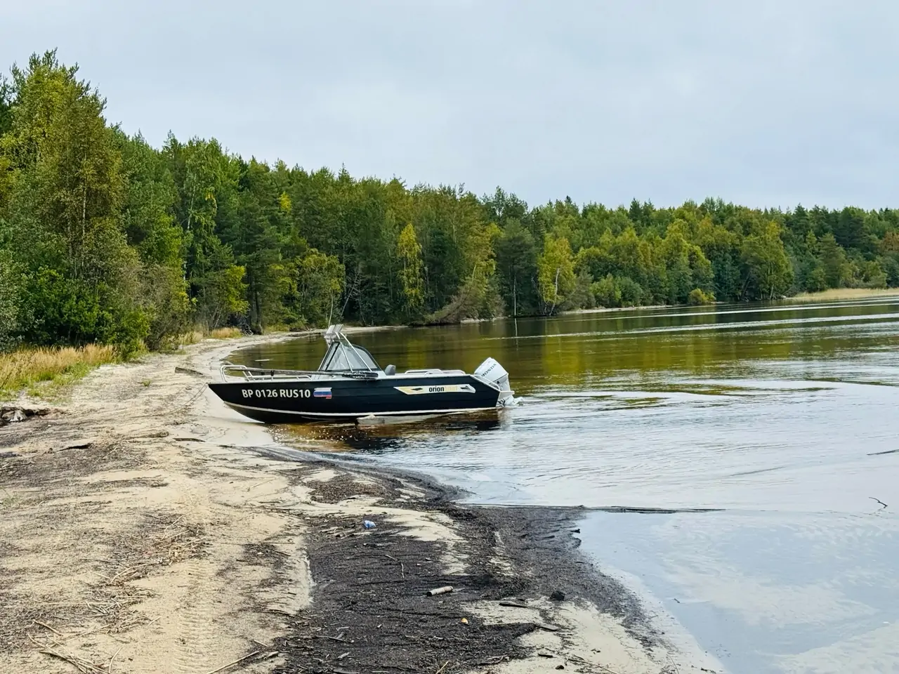 Лодка в Прионежье