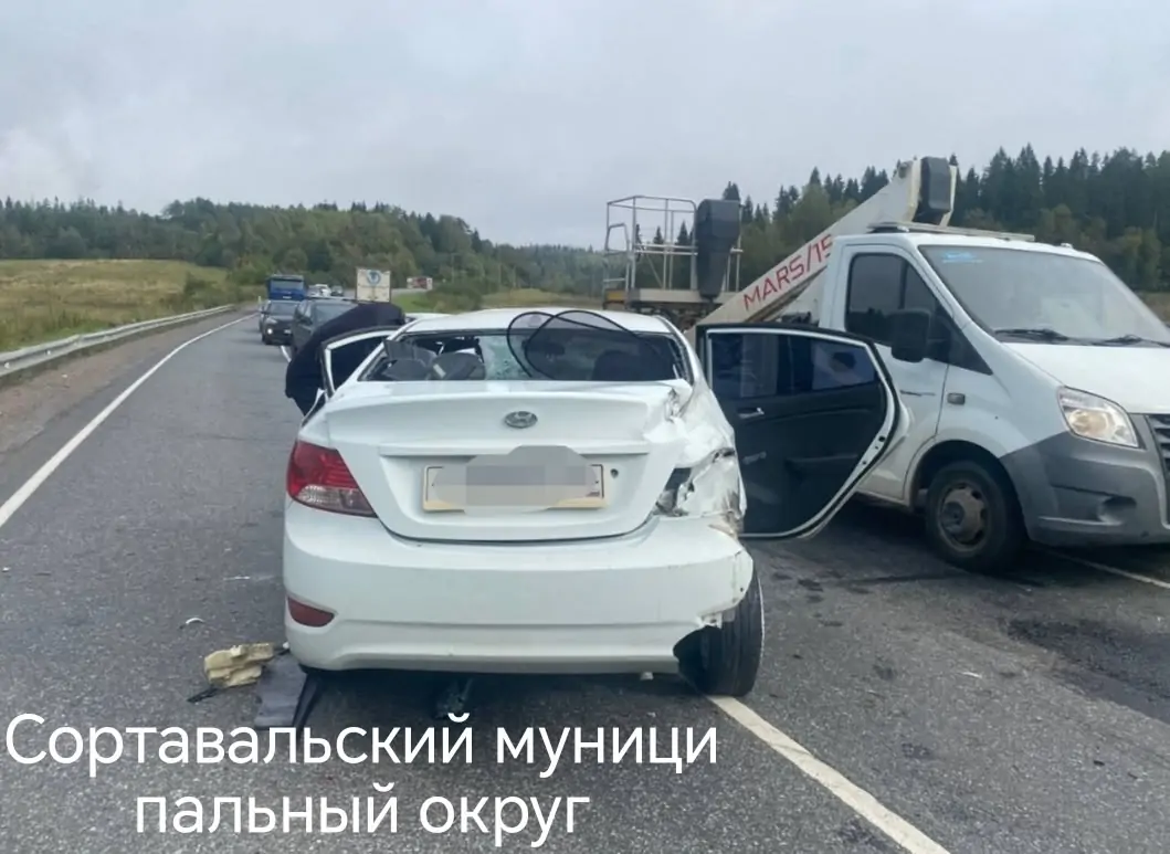 Жители трех регионов пострадали в аварии на западе Карелии