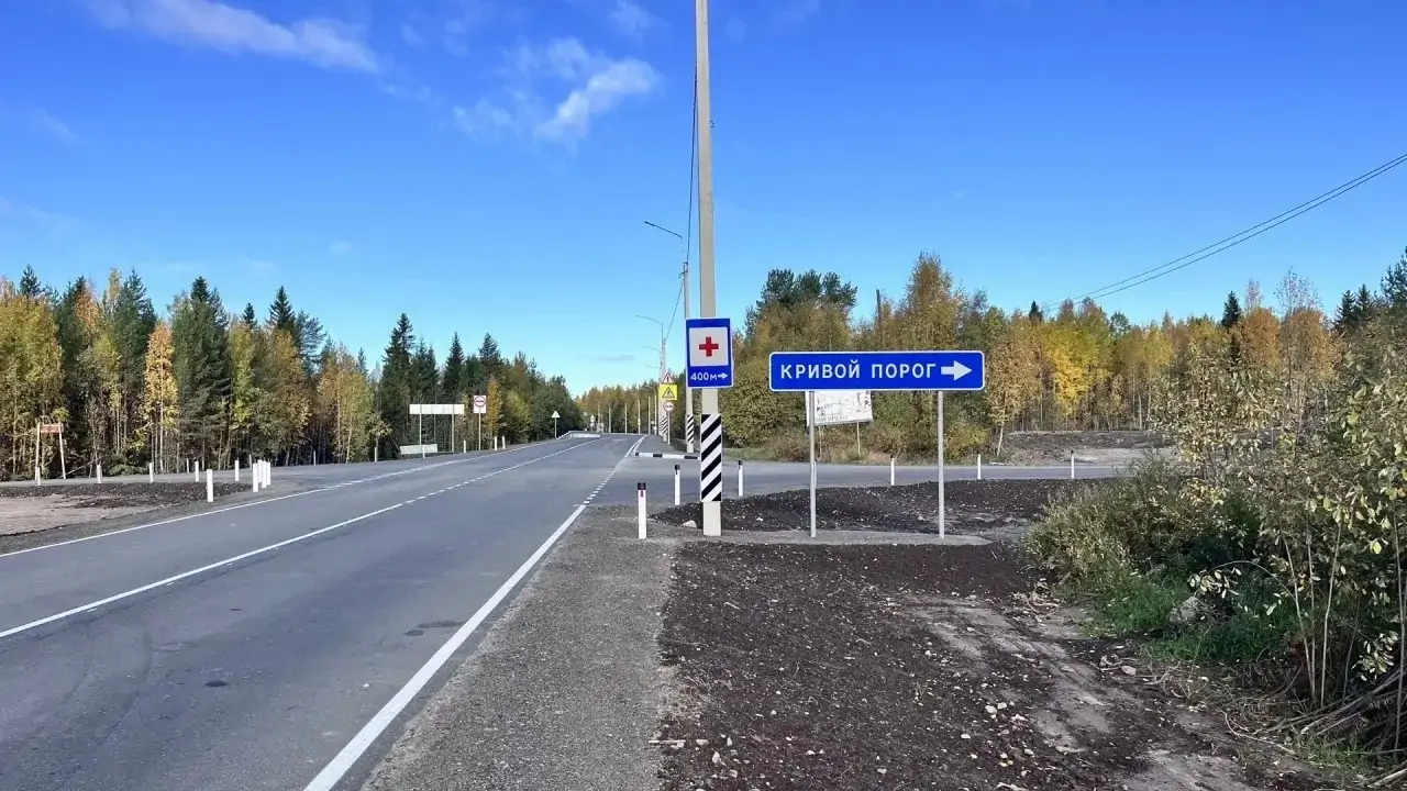 На севере Карелии завершили ремонт участка дороги до Калевалы