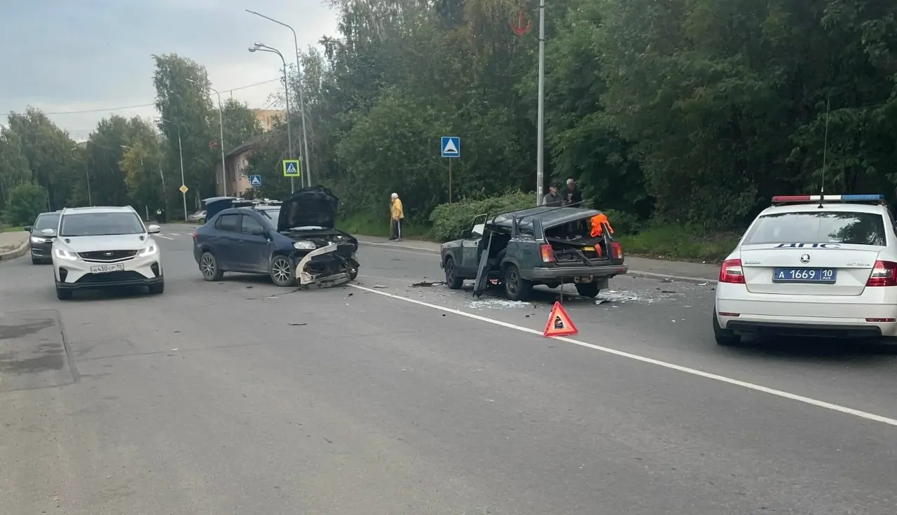 Авария на Ригачина в Петрозаводске