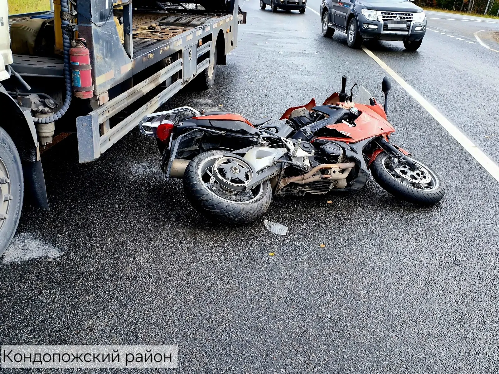В Карелии 15-летняя девочка пострадала в аварии с мотоциклом