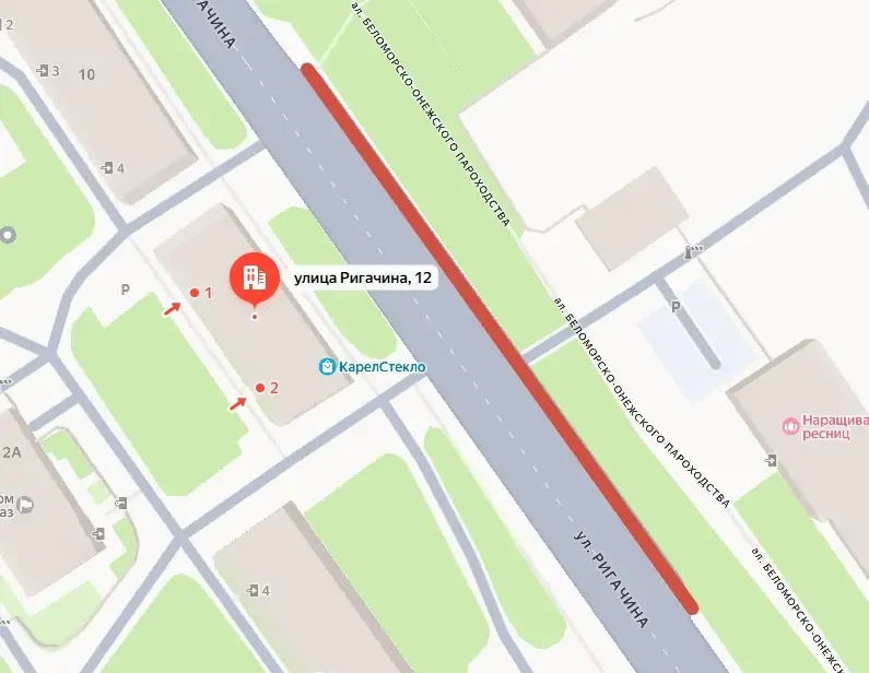 Остановку и стоянку на участке улицы Ригачина запретят в Петрозаводске