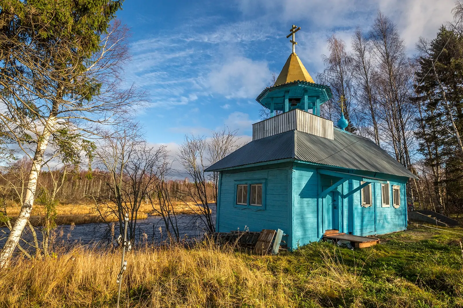 Верхняя Видлица. Часовня Покрова Пресвятой Богородицы.