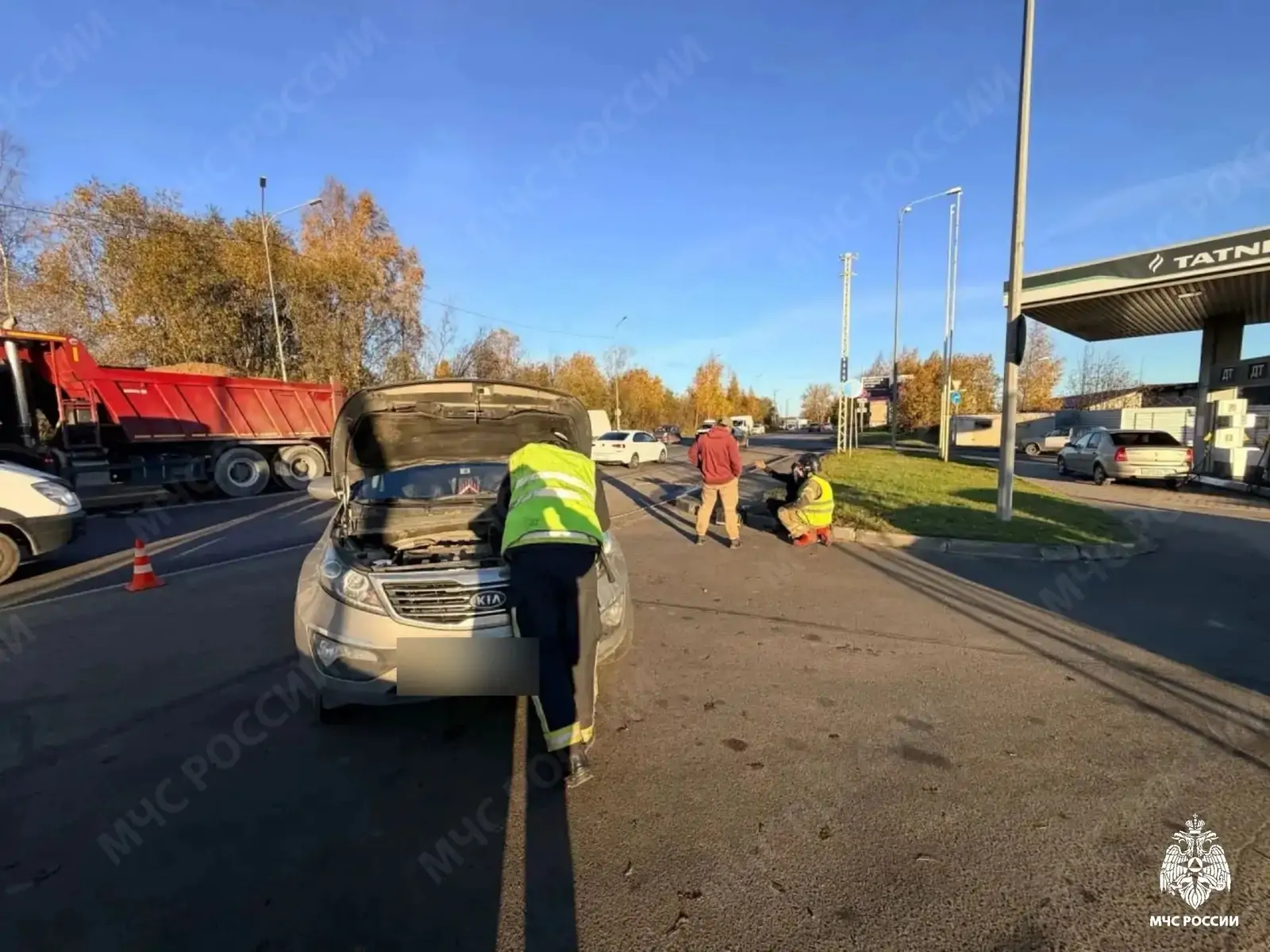 Помощь спасателей понадобилась в аварии на окраине Петрозаводска
