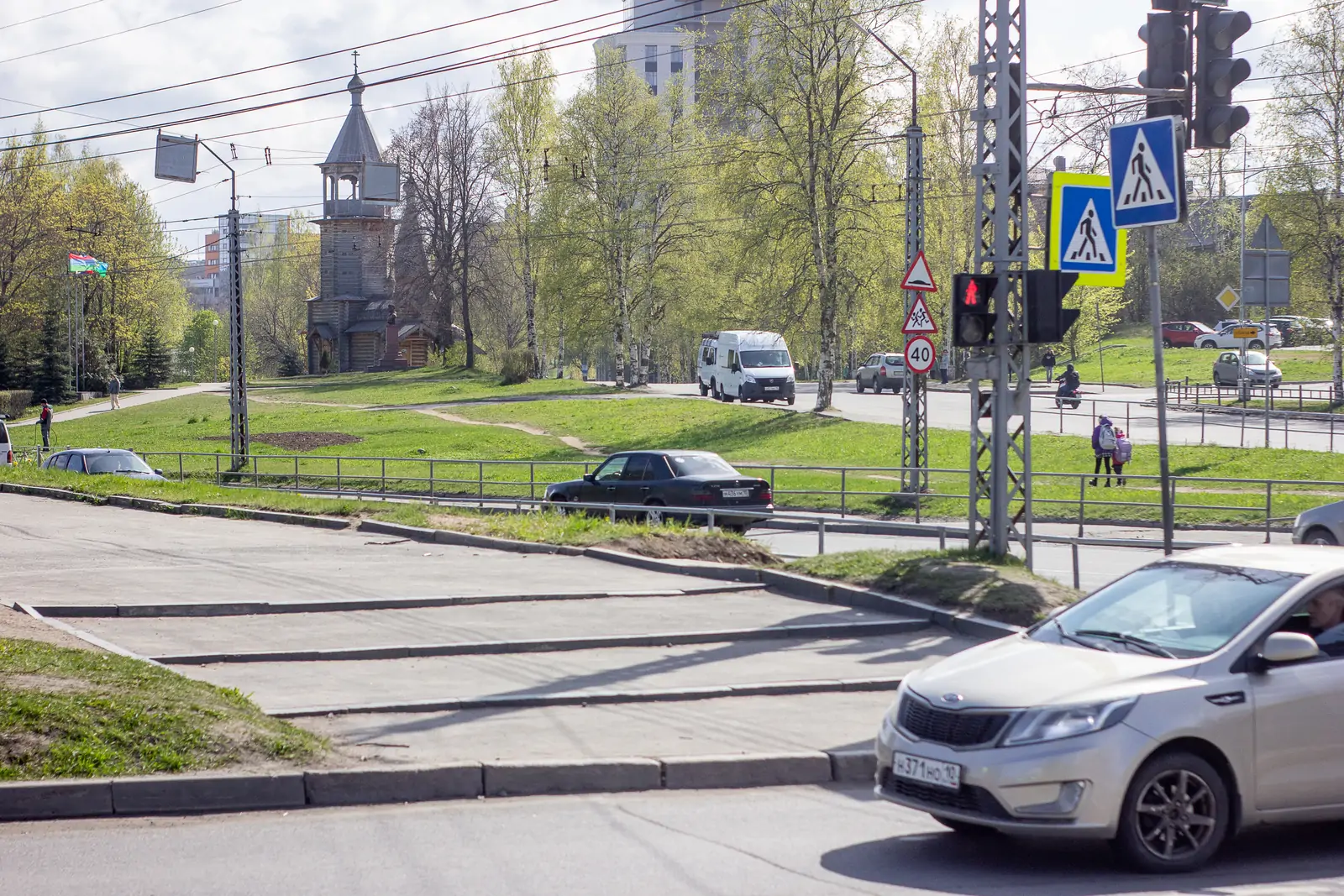 Пешехода сбили в расширенном центре Петрозаводска