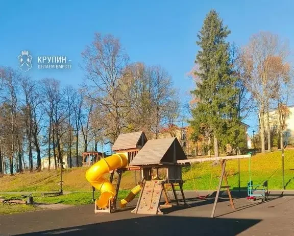 Детскую площадку отремонтировали на набережной Сортавалы