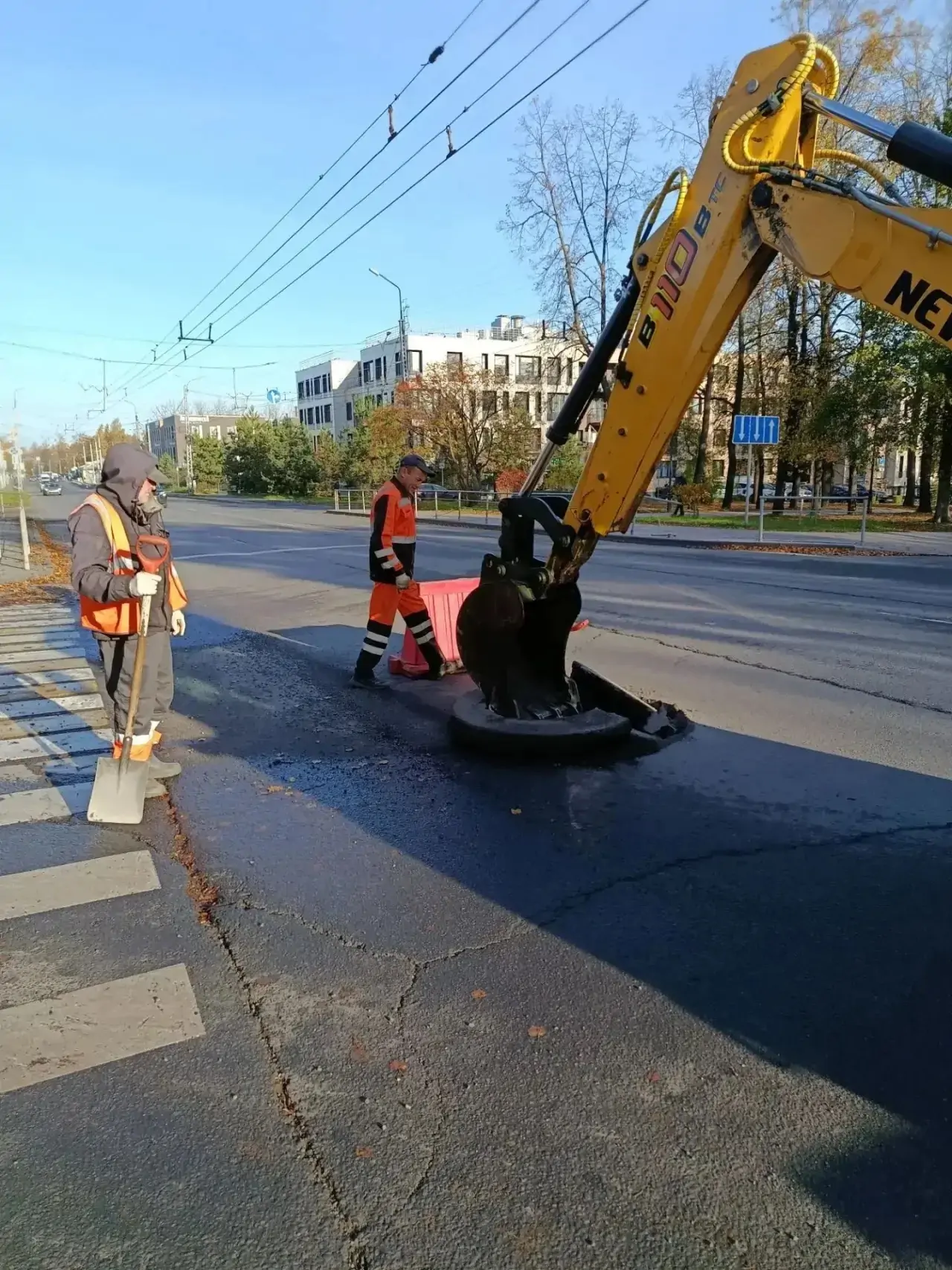 Ремонт дорог на трех центральных улицах начали в Петрозаводске
