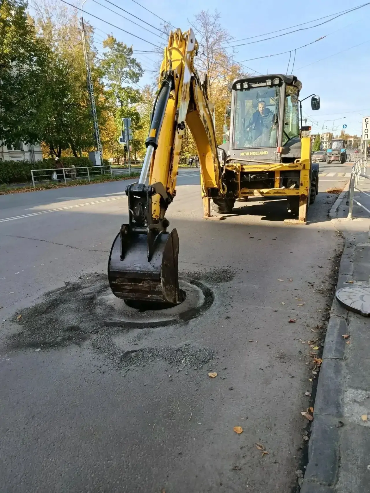Ремонт дорог на трех центральных улицах начали в Петрозаводске