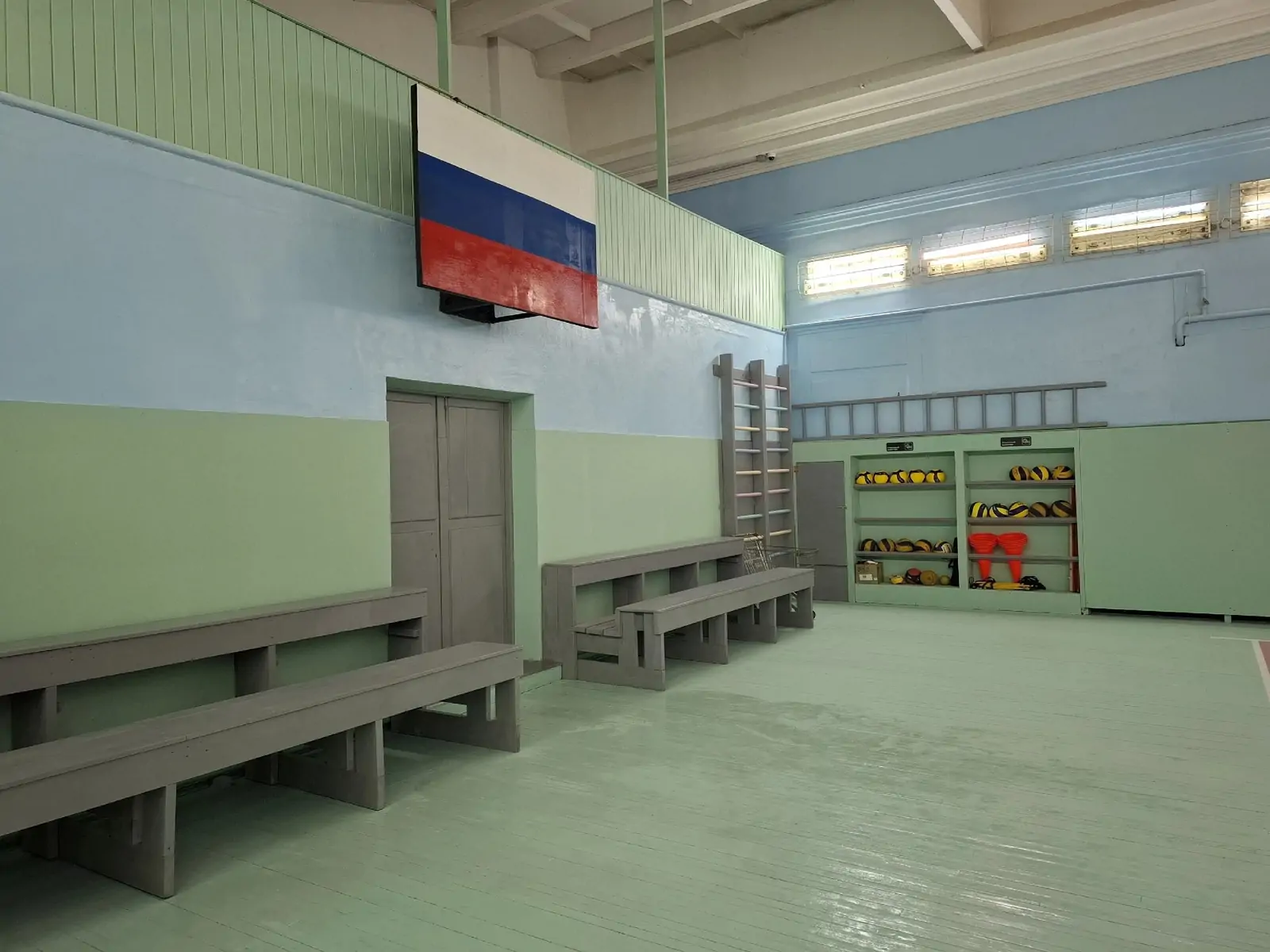 Спортивный зал в Соломенном открылся после ремонта